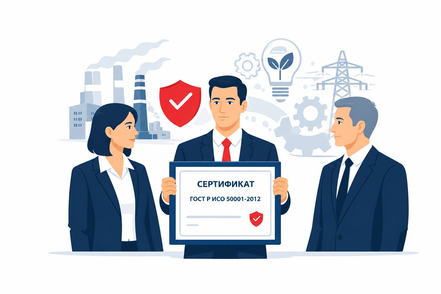 Оформление сертификата ГОСТ Р ИСО 50001-2012 в Феодосии и по всему городскому округу Феодосия республики Крым