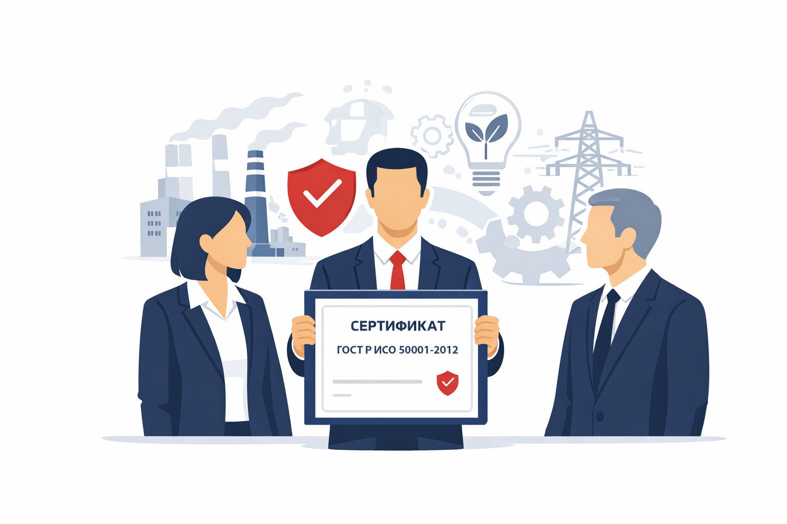 Оформление сертификата ГОСТ Р ИСО 50001-2012 в Феодосии и по всему городскому округу Феодосия республики Крым