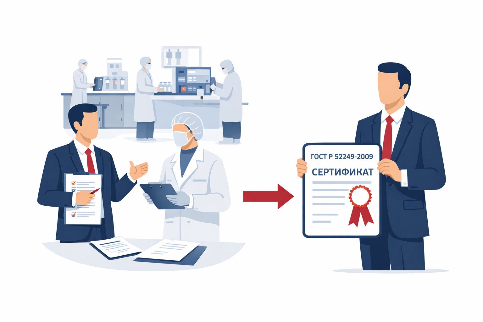Процедура сертификации ГОСТ Р 52249-2009 в Феодосии